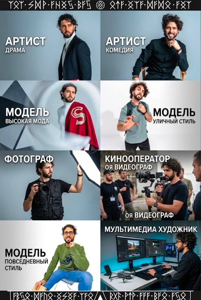Профессии — Знакомое Лицо (Актер-фотомодель), Москва