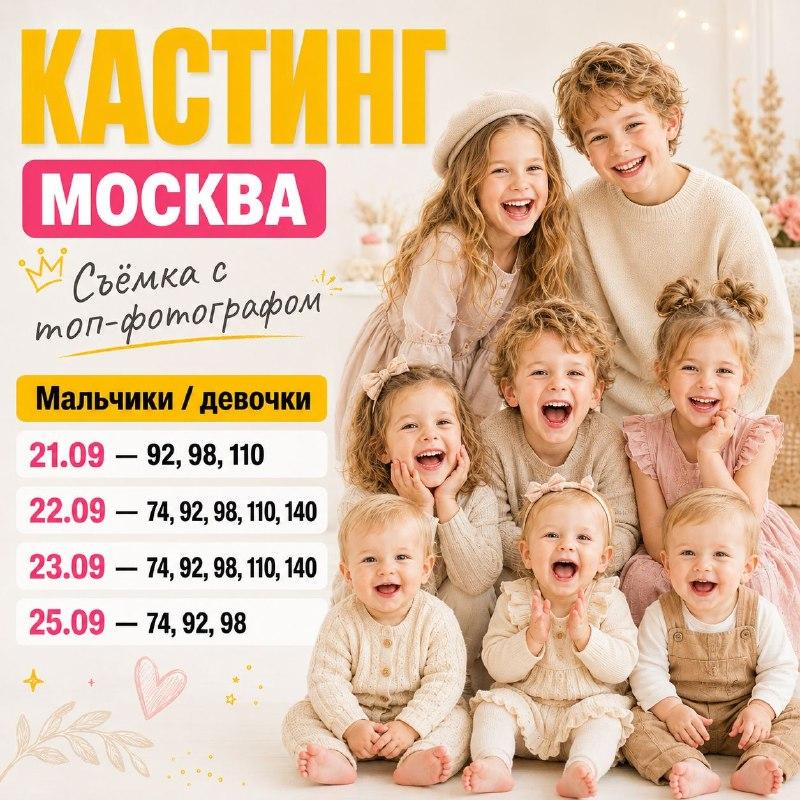Детская модель, Москва — заказ