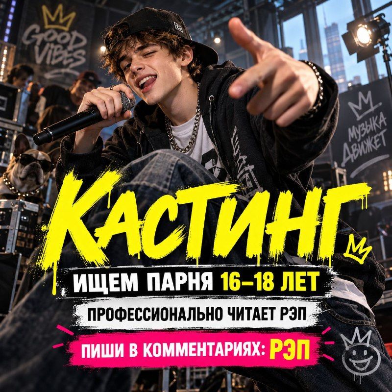 Заказ: Ищем парня 16–18 лет для видеосъемки. · Москва