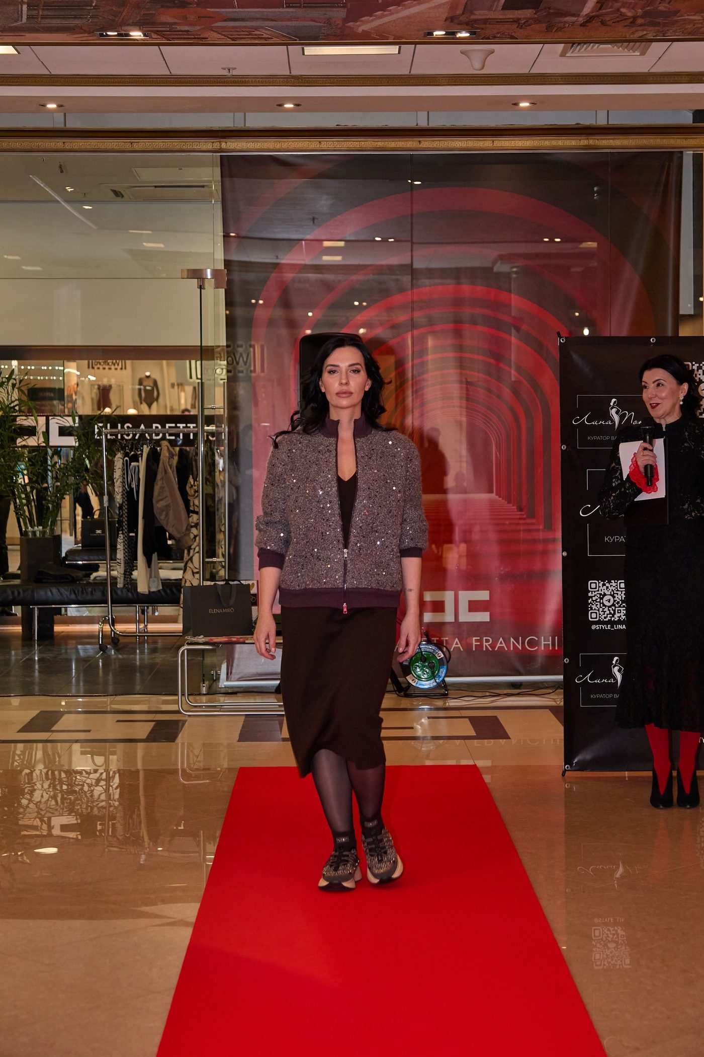 Представляю на показе образы от итальянского бренда Max Mara — Анна Айларова, Санкт-Петербург